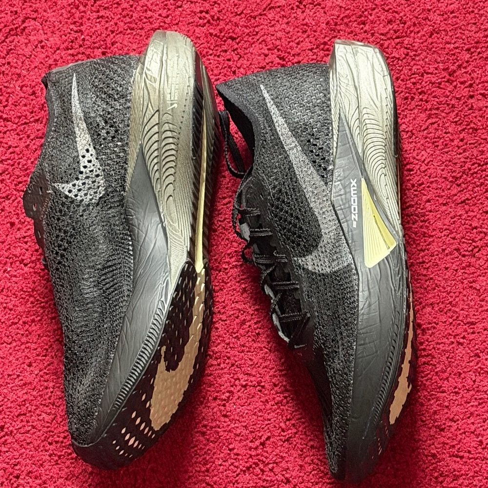 Nike ZoomX Vaporfly Next% 3 FK Racing Shoes Men’s Size 10.5 ‘Black Olive Aura’